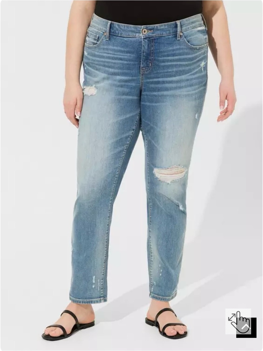 Torrid Boyfriend Straight Mid-Rise Jean